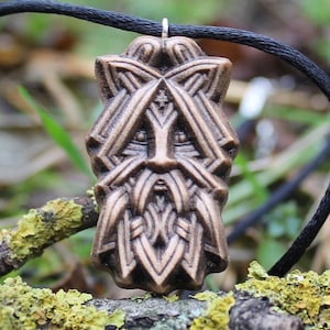 Celtic Spirit Wooden Pendant