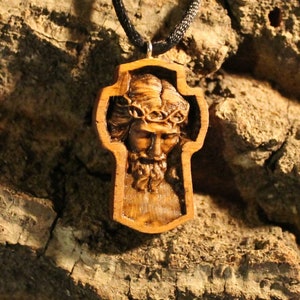 Jesus Kreuz, christliches Geschenk, Halskette Kruzifixanhänger