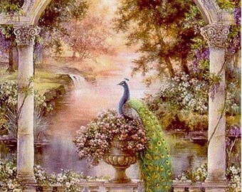 Peacock Diamond Painting Kit