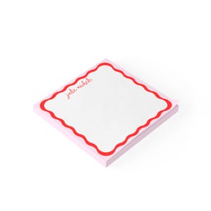 Blocs de notas Post-it® personalizados, notas adhesivas, notas Post-it personalizadas, notas Post-it®, bloc de notas femenino, notas adhesivas de moda imagen 3