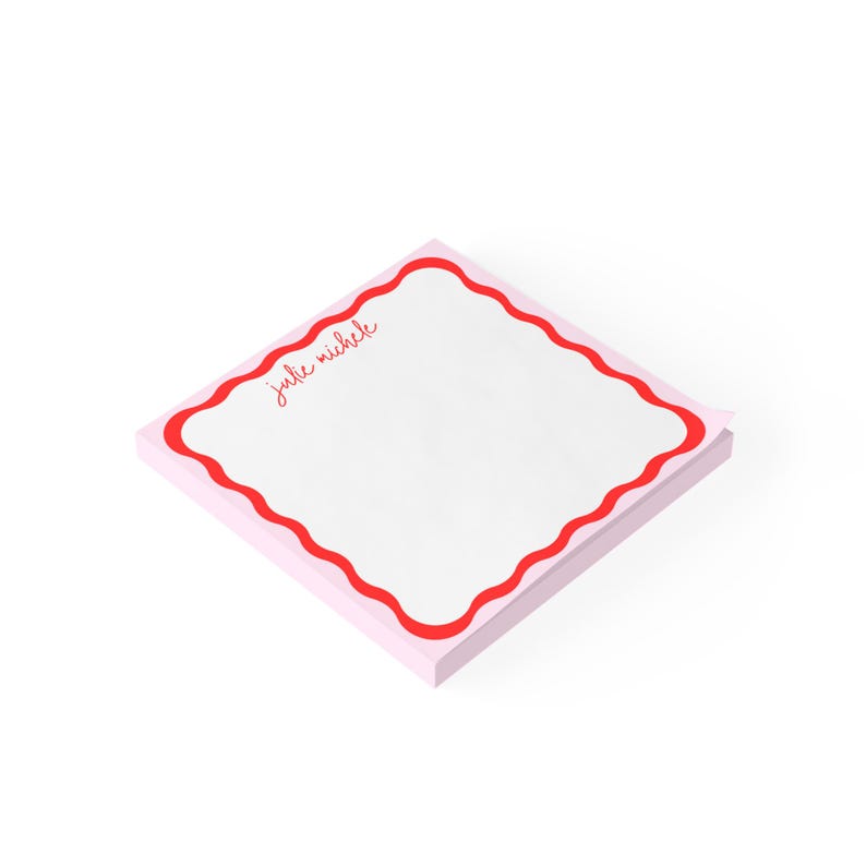 Blocs de notas Post-it® personalizados, notas adhesivas, notas Post-it personalizadas, notas Post-it®, bloc de notas femenino, notas adhesivas de moda imagen 3