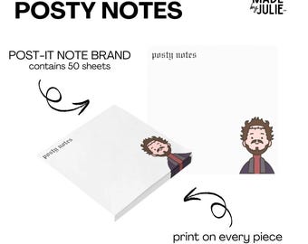 Posty Notes Post-it® Note Pads, Posty Notes Sticky Notes, Posty Notes, Celebrity Post-it® Notes, Celebrity Sticky Notes, Funny Notepad