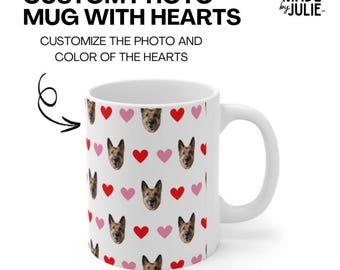 Taza personalizada para mascotas, taza de cerámica de 325 ml (11 oz).