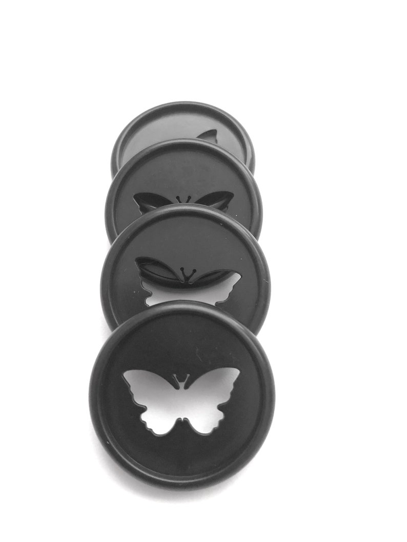 Classic Black Plastic Butterfly Disc Planner Accessories Etsy