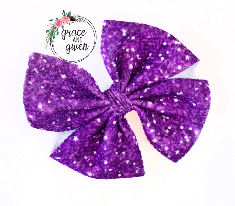 Unicorn Dreams Liverpool Bows Baby Girl Bows Head Wrap Stretch Fabric Bow Bullet Bows Nylon Headbands and Clips Hair Bows Big Bows