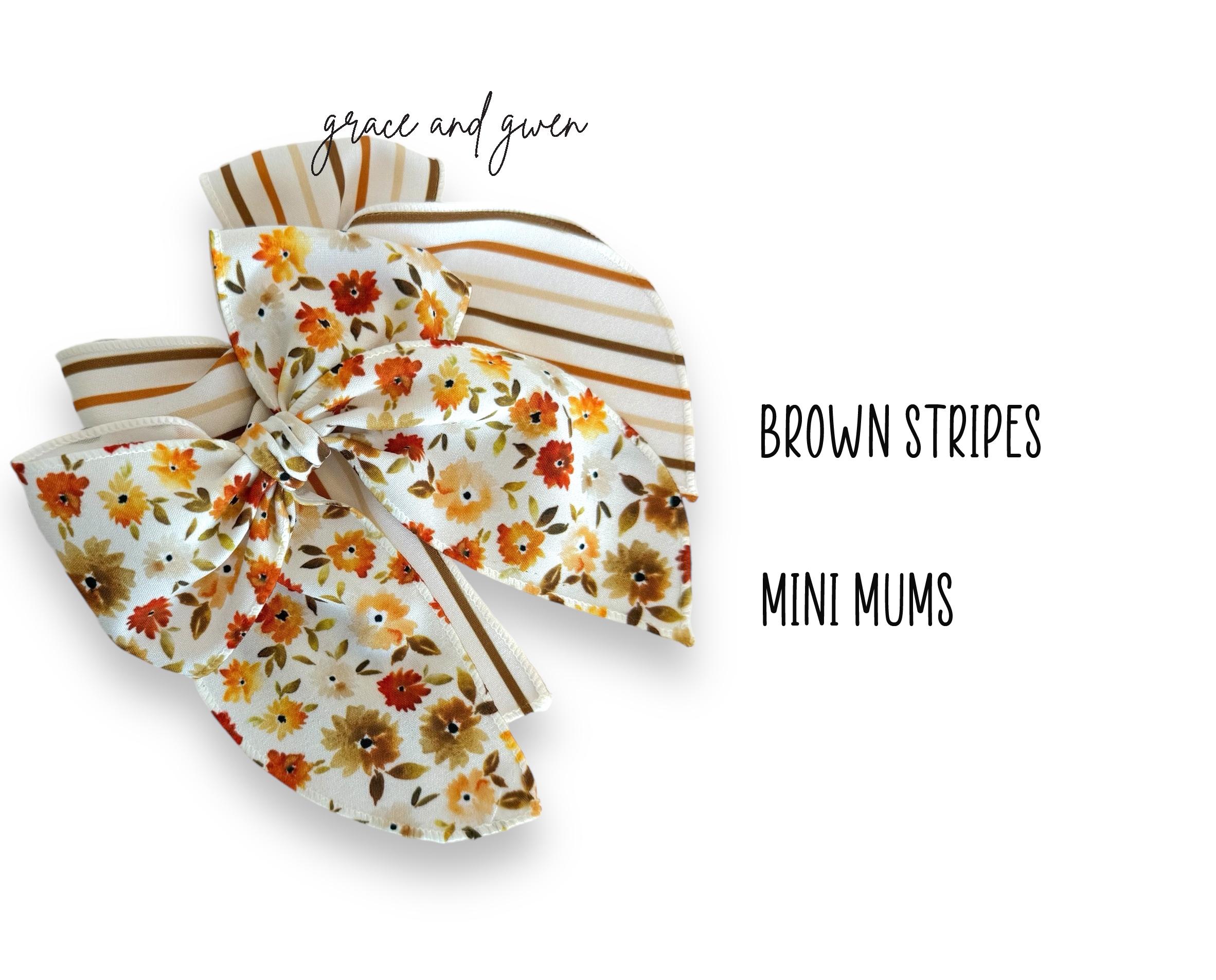 Fall Chair Bows Fall Sailor Bows | Hair Bows for Girls | Fall Hair Bow | Sailor Bows ...