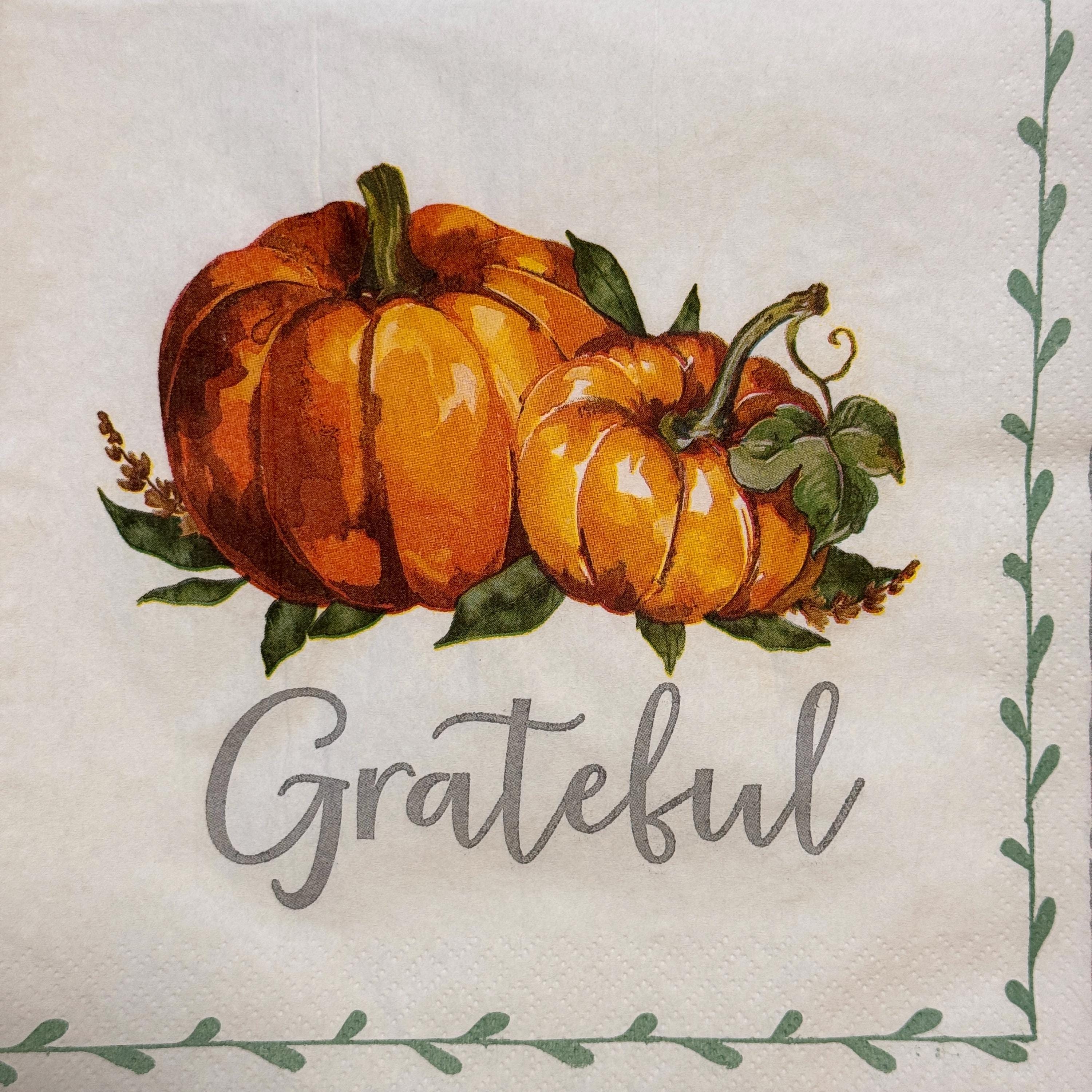 40 Tovaglioli Di Carta Autunnali Con Zucca E Foglie D'acero, 33x33 Cm, Per Ringraziamento, Halloween, Feste A Tema Autunno, Colore Arancione