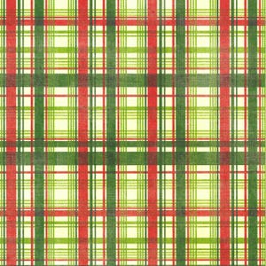 Festive Red and Green Plaid Christmas Craft Paper 27 lb – 8.5 x 11'' Ideal for Scrapbooking, Card Making, Wrapping, DIY Holiday Decorations