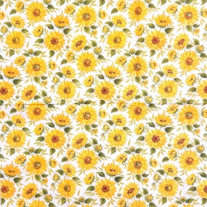 Summer Fall Sunflower Paper Napkin for Decoupage Craft Projects, Thin Decorative Napkin for Scrapbooking, Card Making, DIY Gifts 16'' 1PCS