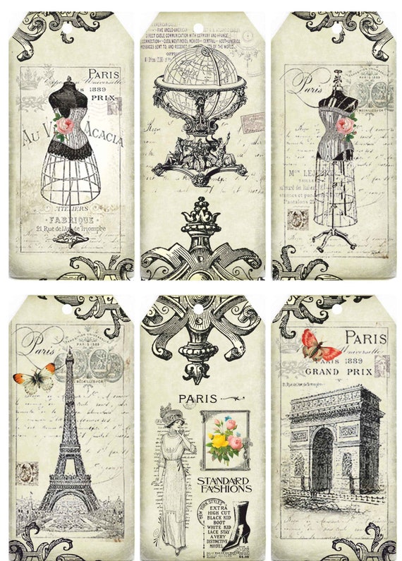 Vintage Paris Collage 20 Paper Napkins Vintage Paris Collage 20 Paper Napkins