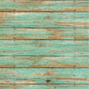 Rustic Wooden Plank Pattern 27 lb Paper for Scrapbooking, Card Making, and Craft Projects, 8.5x11 Inches, Distressed Teal and Brown Design