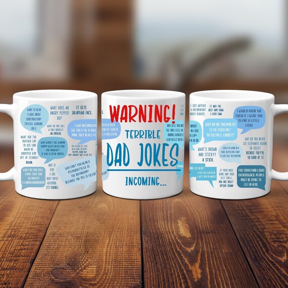 king of dad jokes mug