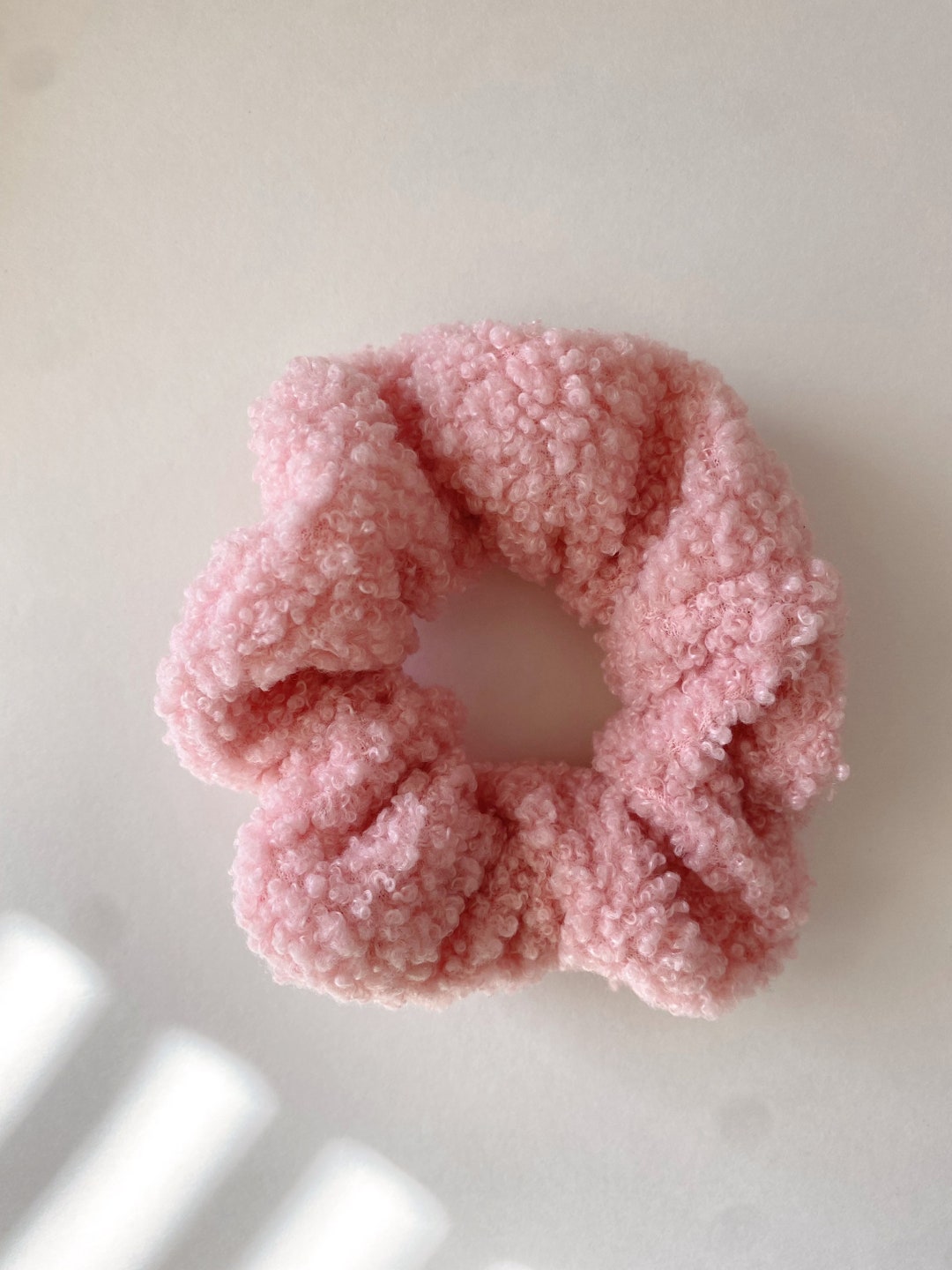 Bubblegum Sherpa Scrunchie Girls Scrunchies Womens - Etsy