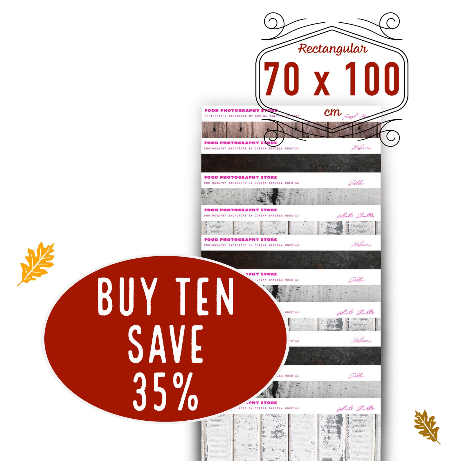 BUY TEN SAVE 35 for sizes of 70 cm / 28 inches on short