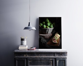 Print On Canvas Still Life With Figs