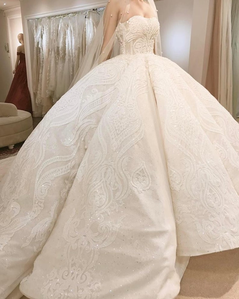 baroque wedding dress