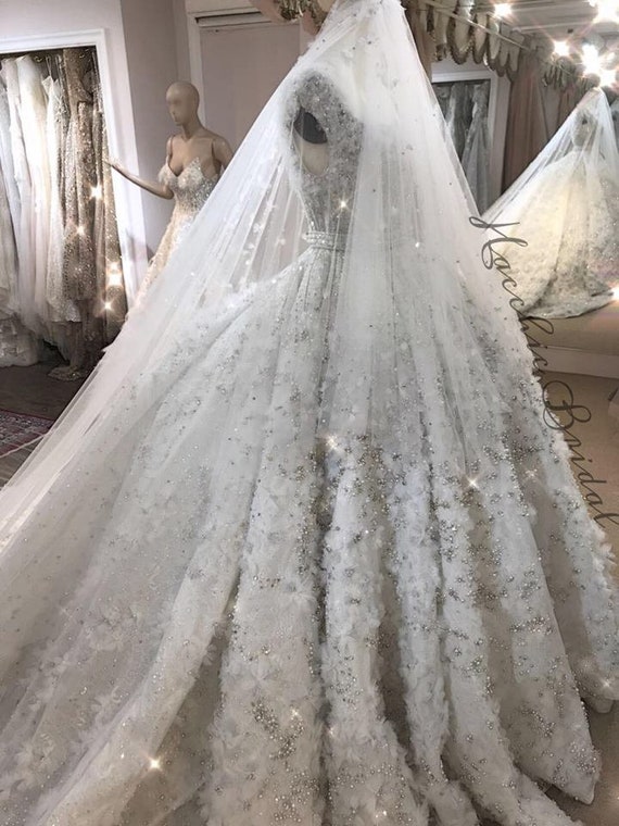 Elie Saab inspired Wedding Dress | Etsy
