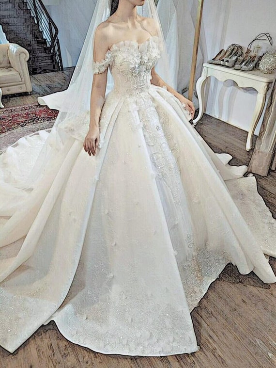 baroque wedding dress