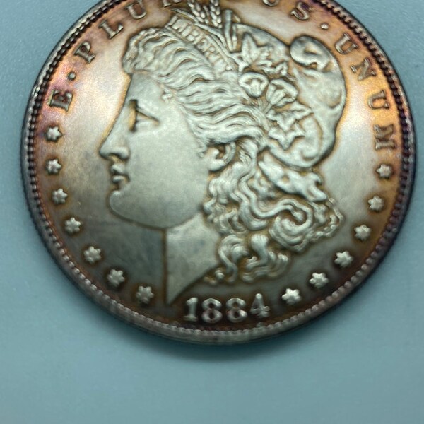 1884 morgan dollar silver/clad commemorative coin