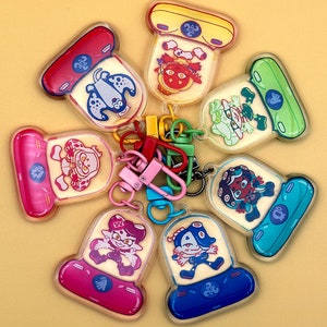 Aqua-Splats Acrylic Charms