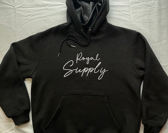 hoodie with satin lined hood