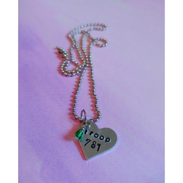 Girl Scout Necklace Etsy