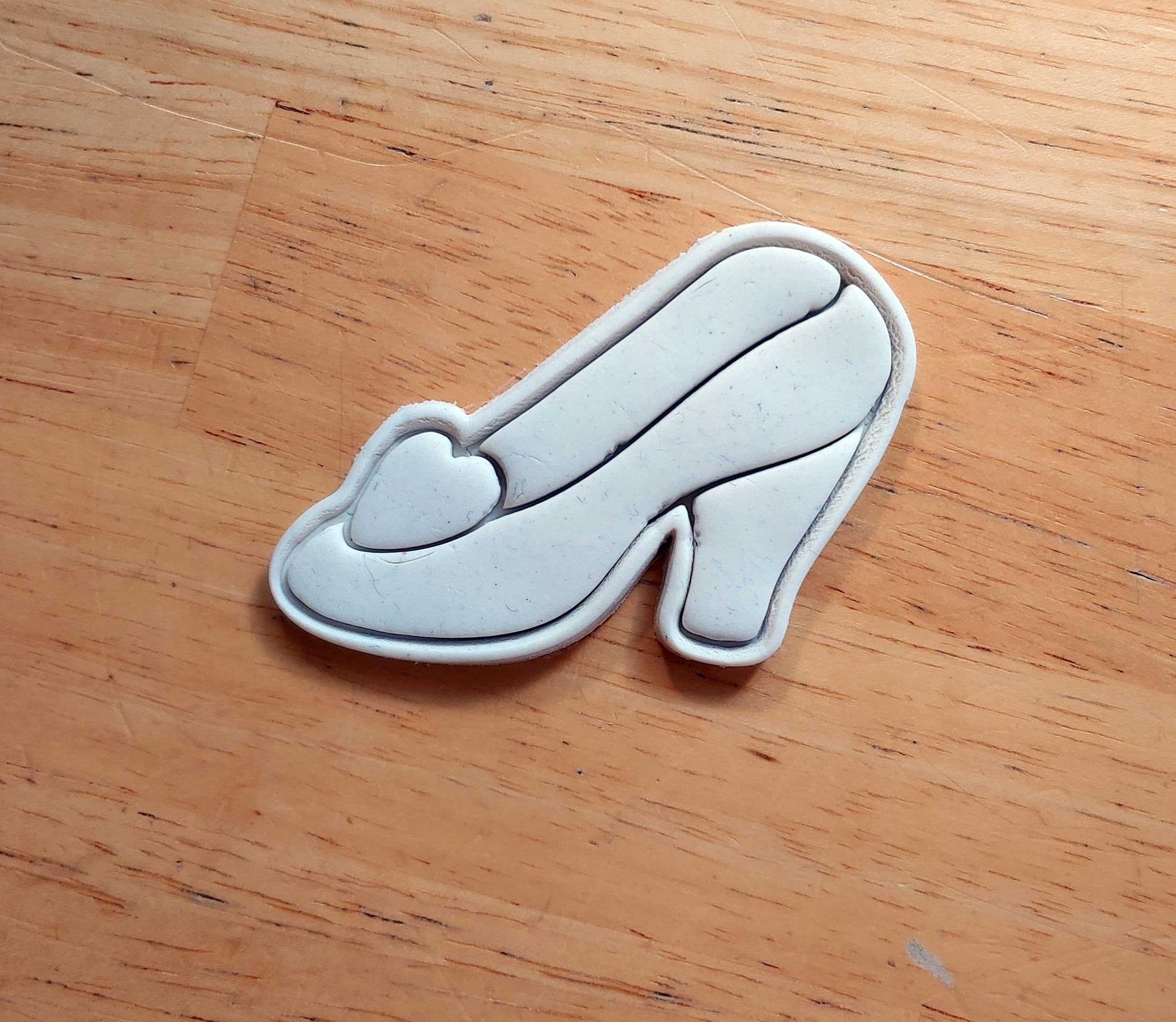 Princess Glass Slipper Cookie Cutter 2Piece Etsy