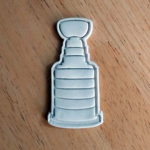 Hockey Trophy Cup Cookie Cutter (2-Piece)