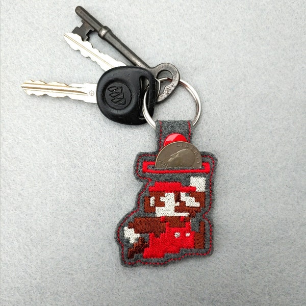 Plumber Brother Aldi Quarter Keeper Key chain