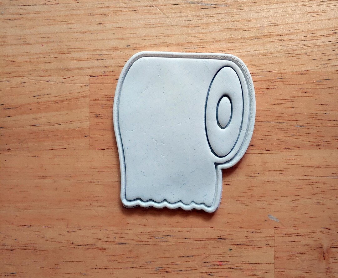 Toilet Paper Cookie Cutter 2piece Etsy