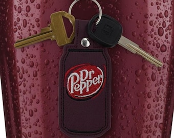Embroidered Doc Pop Can Key Chain