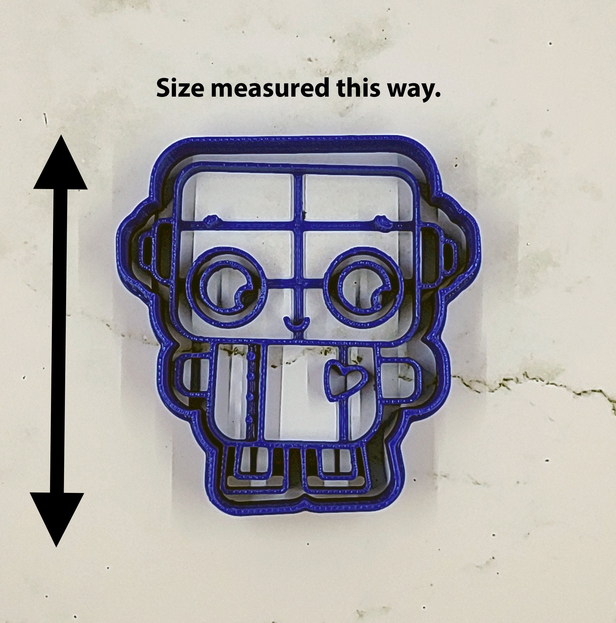 Cute Robot Cookie Cutter (2-piece) - Etsy