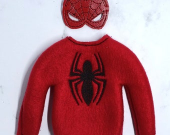 Spidey Guy Elf Costume, Embroidered
