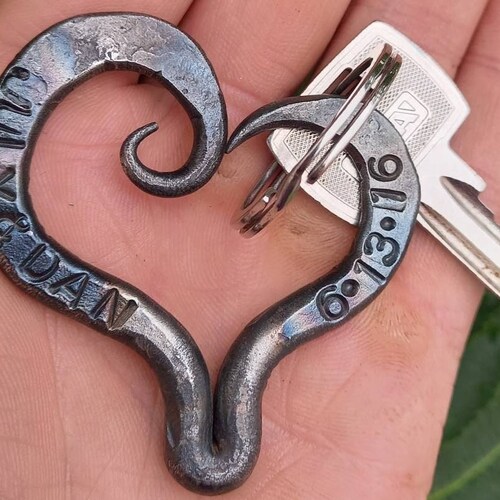 6th Anniversary Gift Iron Heart Iron Wedding Hand Etsy