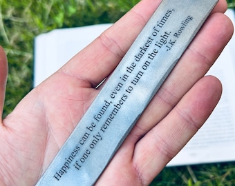 6th Anniversary Gift - Personalized Iron Bookmark - love quote - Bible verse - Wedding - Bookworm - Romantic message