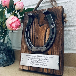 Quinto anniversario di matrimonio personalizzato - Regalo per lei - Regalo per lui - Regalo in legno - Matrimonio - Regalo di compleanno
