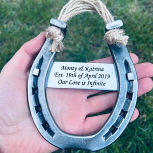 6th Year Wedding Anniversary - Gift for him - Gift for her - Personalized iron wedding  gifts -  Next day shipping