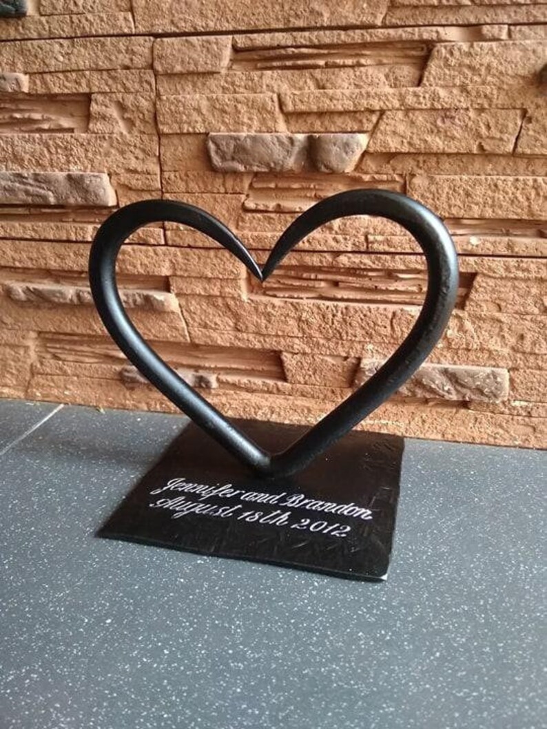 11th anniversary gift steel wedding Hand steel Etsy