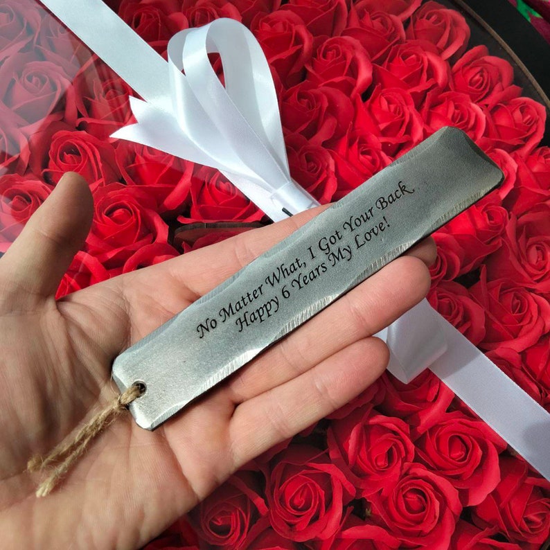Personalized Iron Bookmark – 6th Anniversary Gift for Book Lovers - Etsy