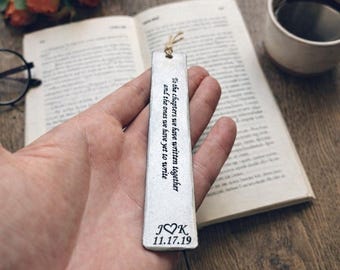 Personalized Iron Bookmark – 6th Anniversary Gift - Iron Wedding