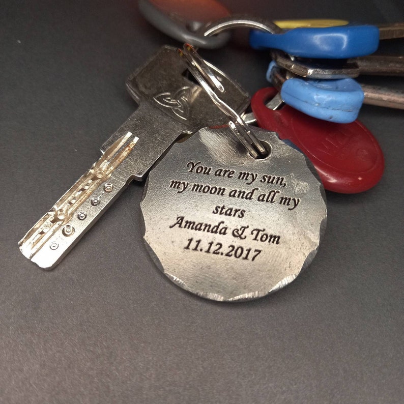 Hand Iron Keyring 6th Year Anniversary Gift Iron Etsy