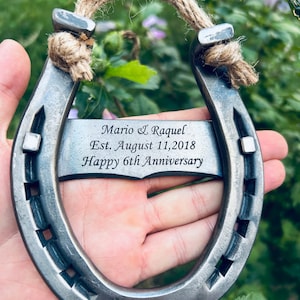 Iron sharpens iron - Iron anniversary gifts - 6th Wedding Anniversary gifts - Iron gifts - Personalised - gifts for her him - Birthday gift