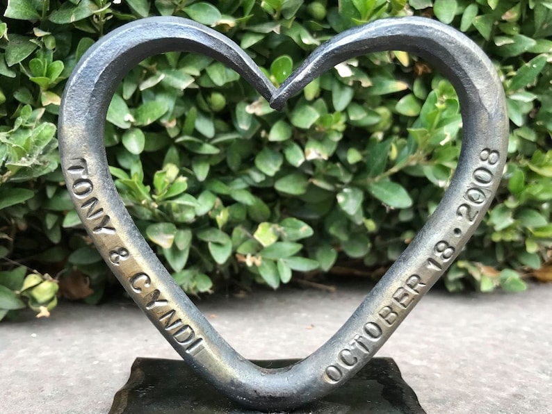 11th Anniversary Gift Steel Wedding Hand Steel Etsy