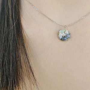 Raw Welo Opal & Sapphire Necklace by Raw Opal