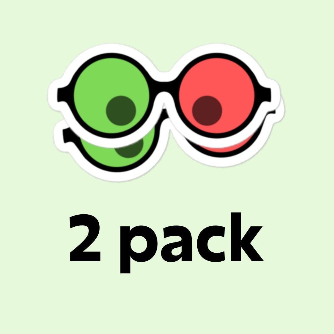 Vision Therapy / Strabismus / 3d Glasses / Red Green Glasses