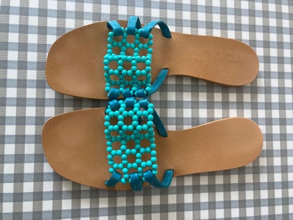 Russell and bromley shop flat sandals