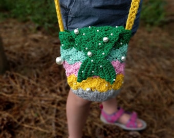 Mermaid at Heart Purse instant download crochet pattern