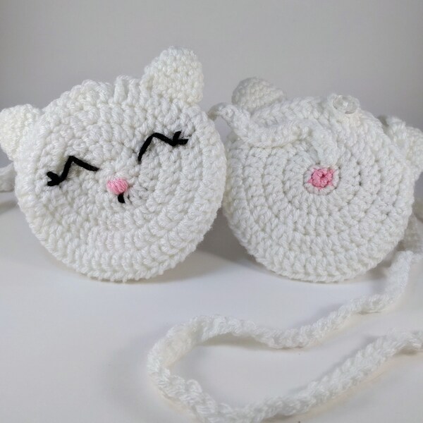 Cat Butt Bag Crochet Pattern cross body purse