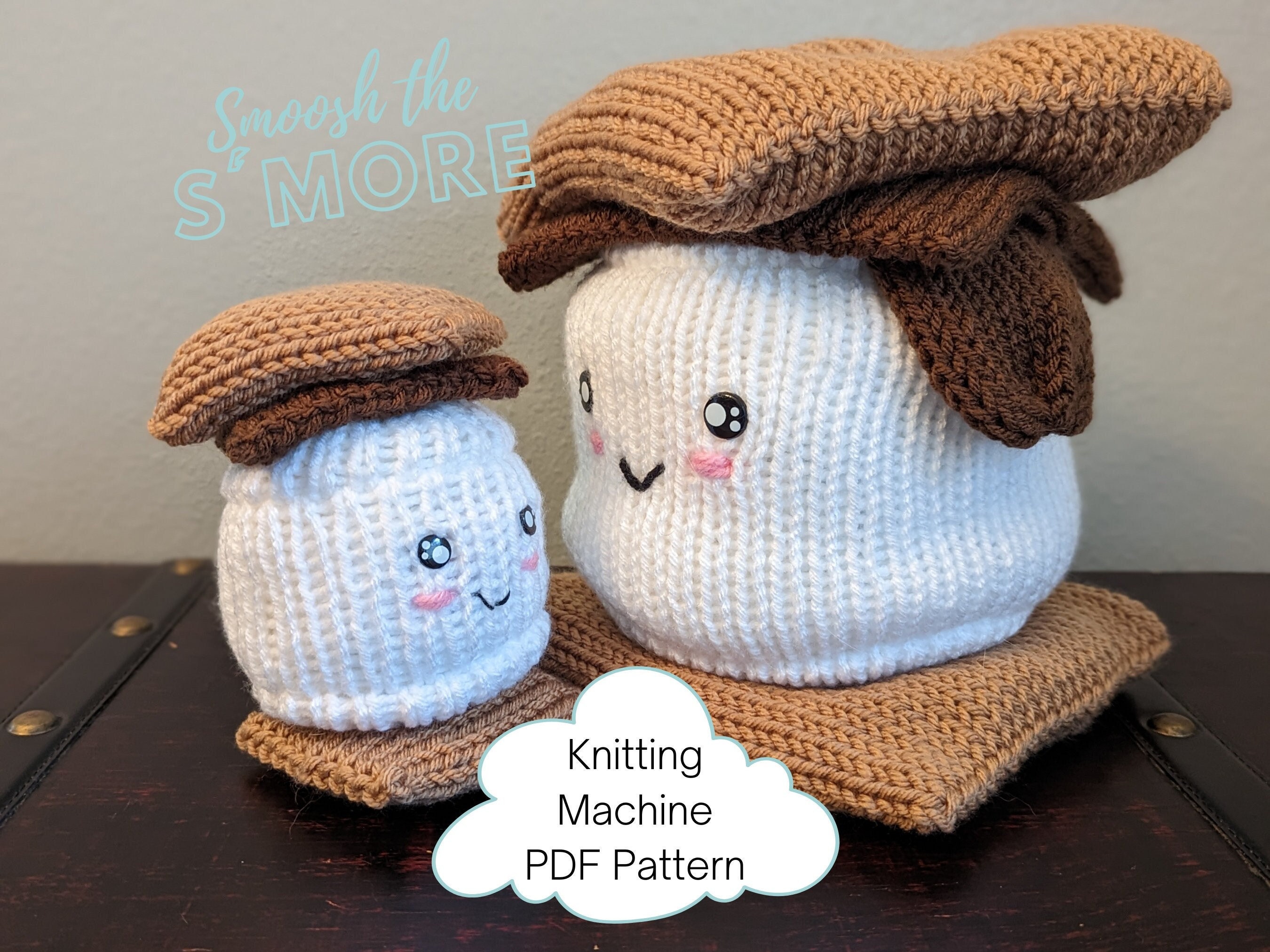 Addi Snowball Hat PDF Machine-knitting PATTERN / Sentro Machine Knit Hat  Pattern 
