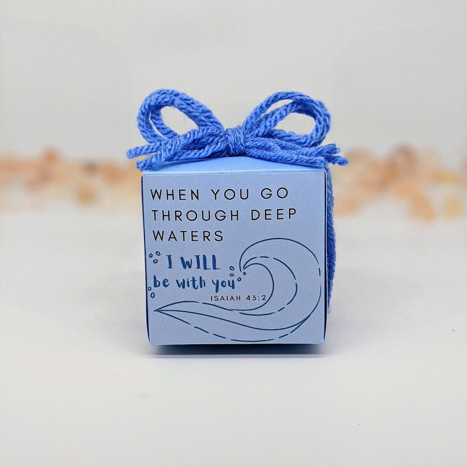 Deep Waters Isaiah Crochet Pattern Bible Verse Grief Christian Care ...